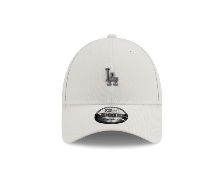 9FORTY Los Angeles Dodgers Mini Rough Metal Badge Vintage Stone Adjustable