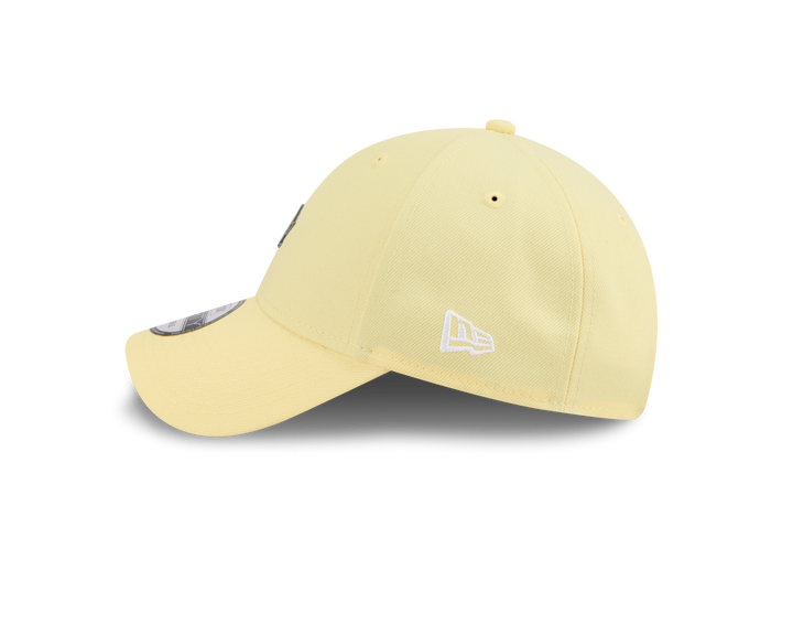 9FORTY Los Angeles Dodgers Mini Rough Metal Badge Baby Yellow Adjustable