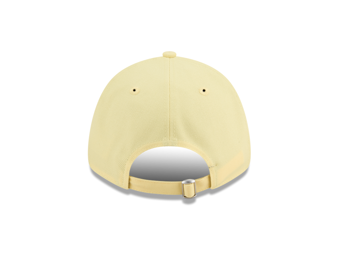 9FORTY Los Angeles Dodgers Mini Rough Metal Badge Baby Yellow Adjustable