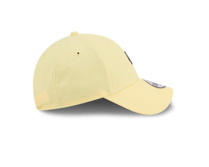 9FORTY Los Angeles Dodgers Mini Rough Metal Badge Baby Yellow Adjustable