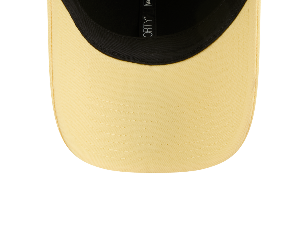 9FORTY Los Angeles Dodgers Mini Rough Metal Badge Baby Yellow Adjustable