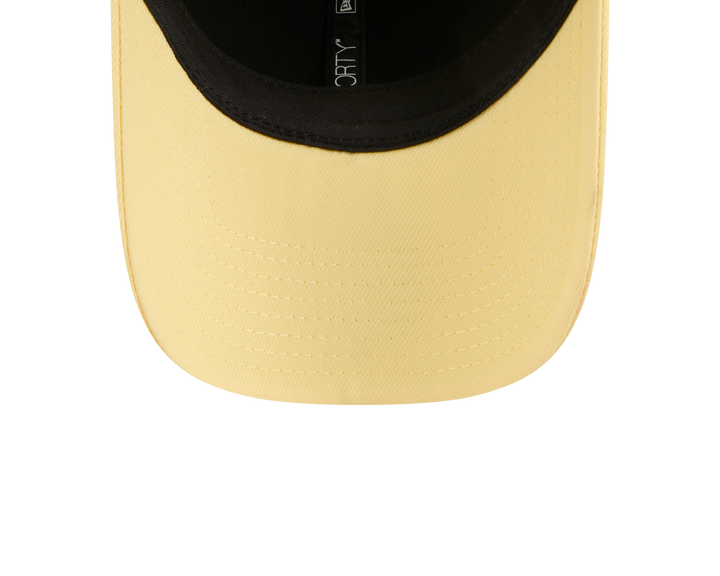 9FORTY Los Angeles Dodgers Mini Rough Metal Badge Baby Yellow Adjustable