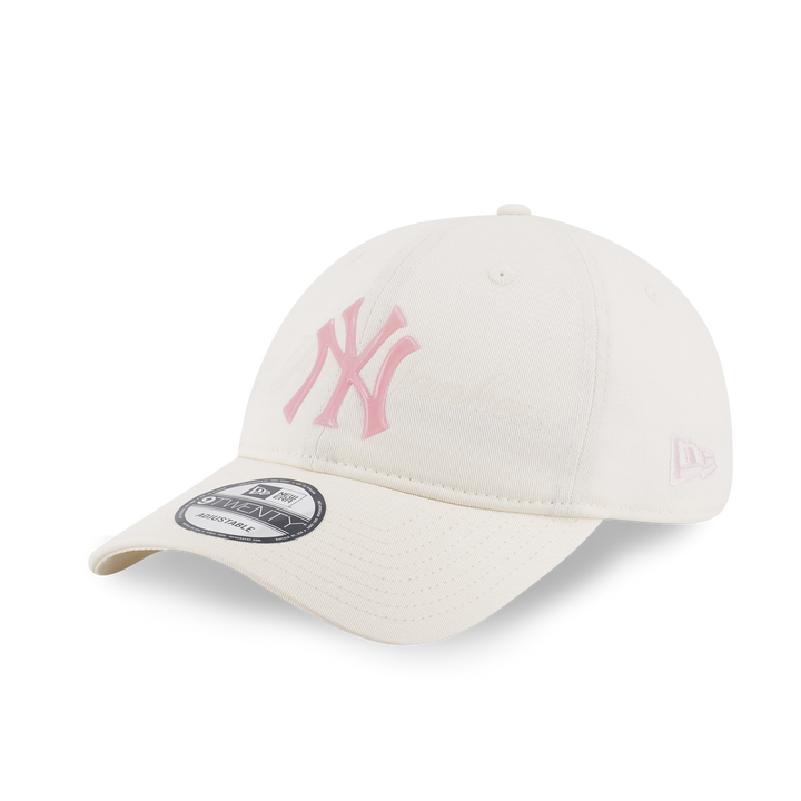 9TWENTY New York Yankees Jelly Chrome White Adjustable