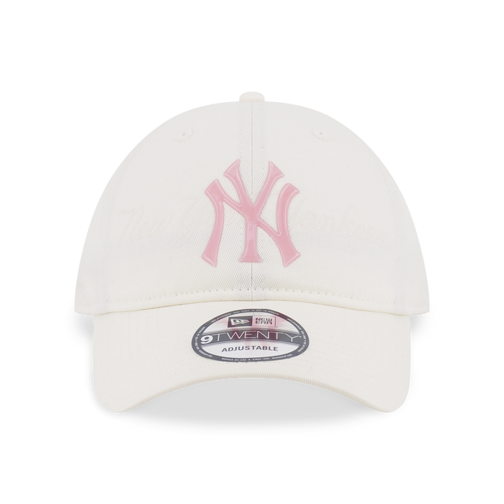 9TWENTY New York Yankees Jelly Chrome White Adjustable