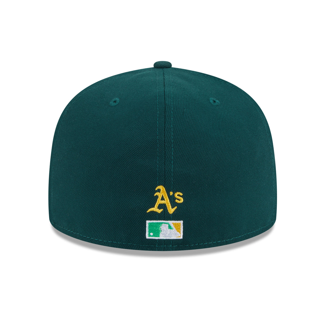 59FIFTY Oakland Athletics Fire Pack Dark Green Fitted