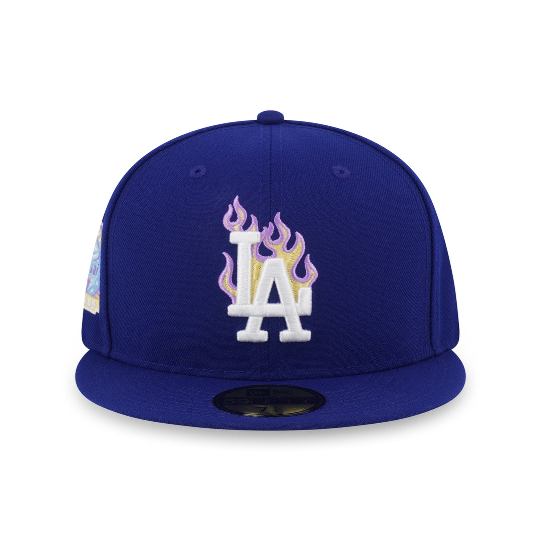 59FIFTY Los Angeles Dodgers Fire Pack Dark Royal Fitted