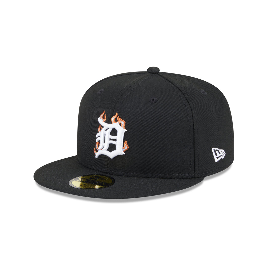 59FIFTY Detroit Tigers Fire Pack Black Fitted