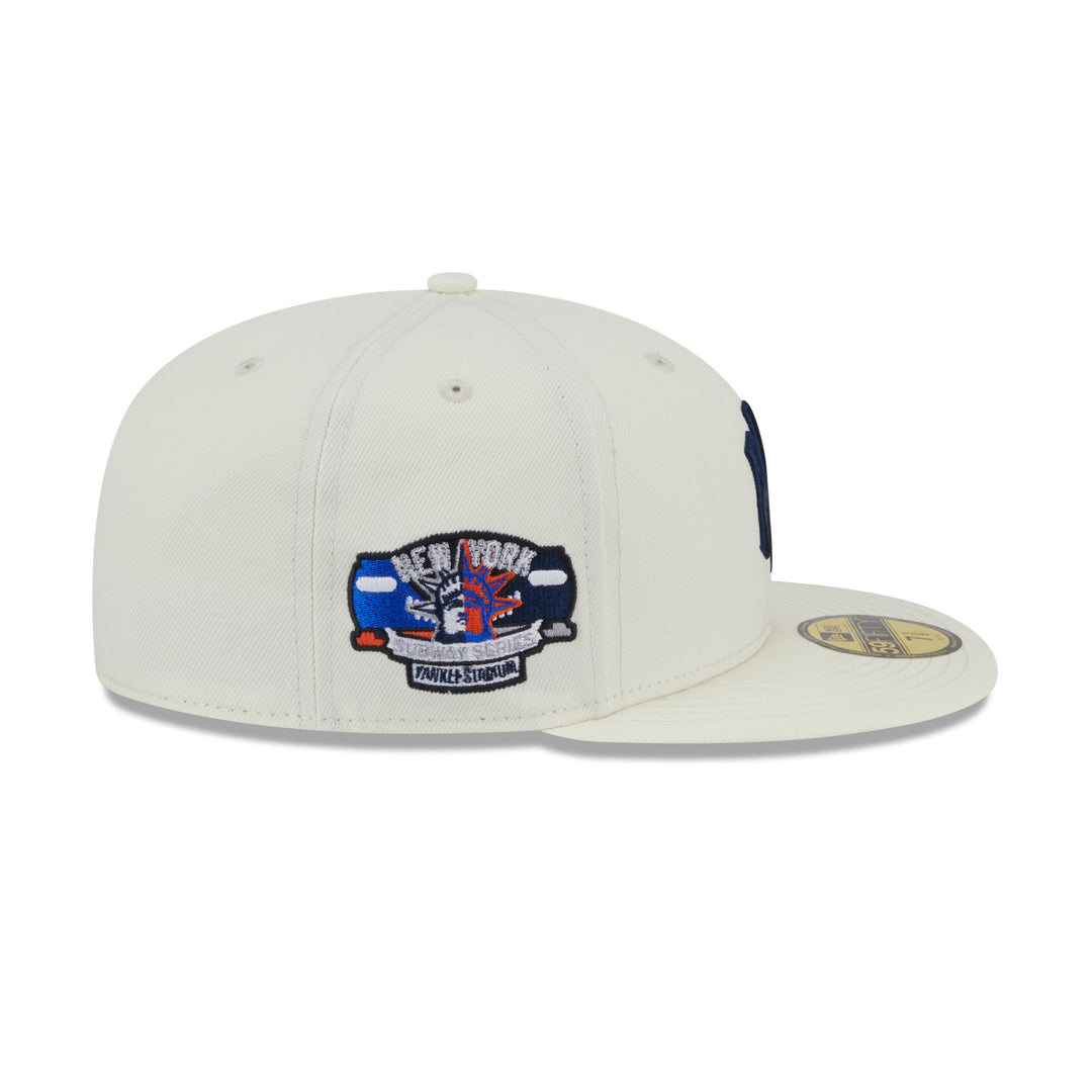 59FIFTY New York Yankees City Series Chrome White Fitted