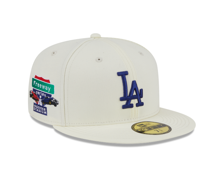 59FIFTY Los Angeles Dodgers City Series Chrome White Fitted