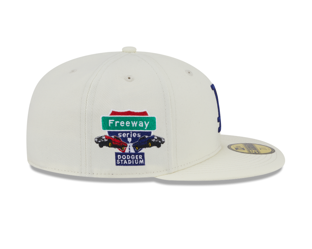 59FIFTY Los Angeles Dodgers City Series Chrome White Fitted