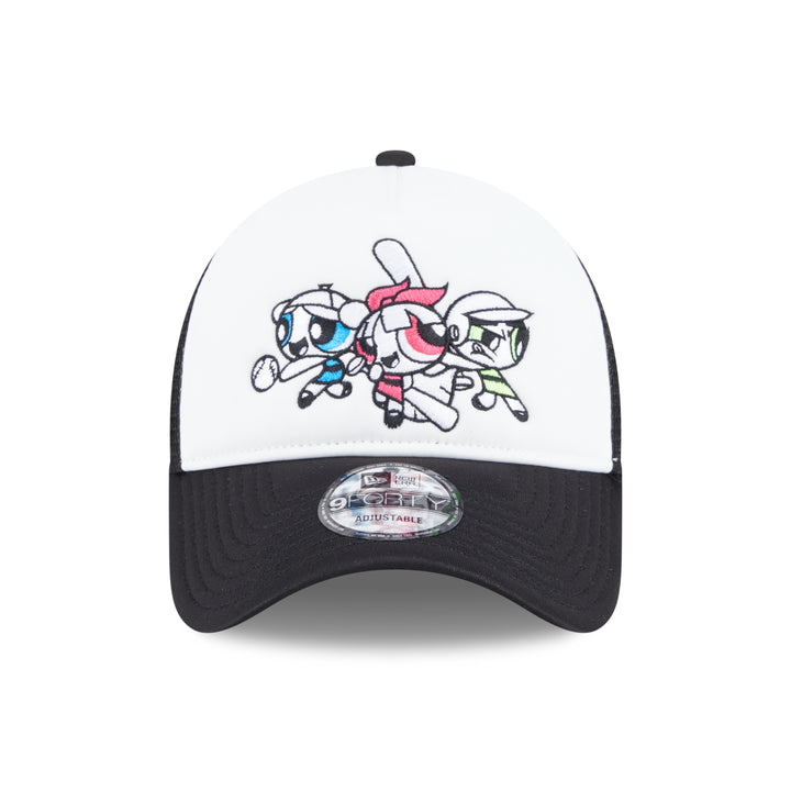 9FORTY A-Frame Trucker New Era x The Powerpuff Girls Black Snapback