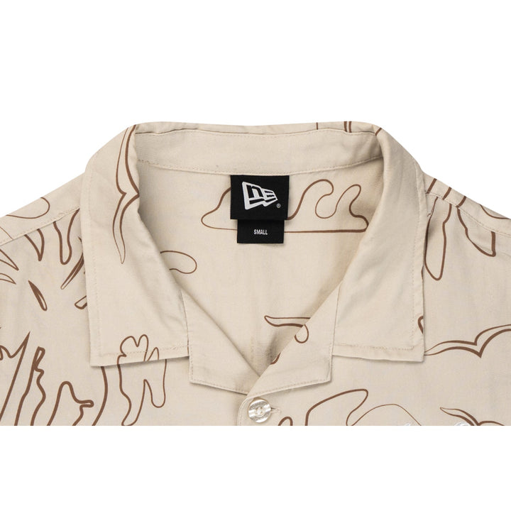 New Era Resort Vintage Stone Woven Shirt