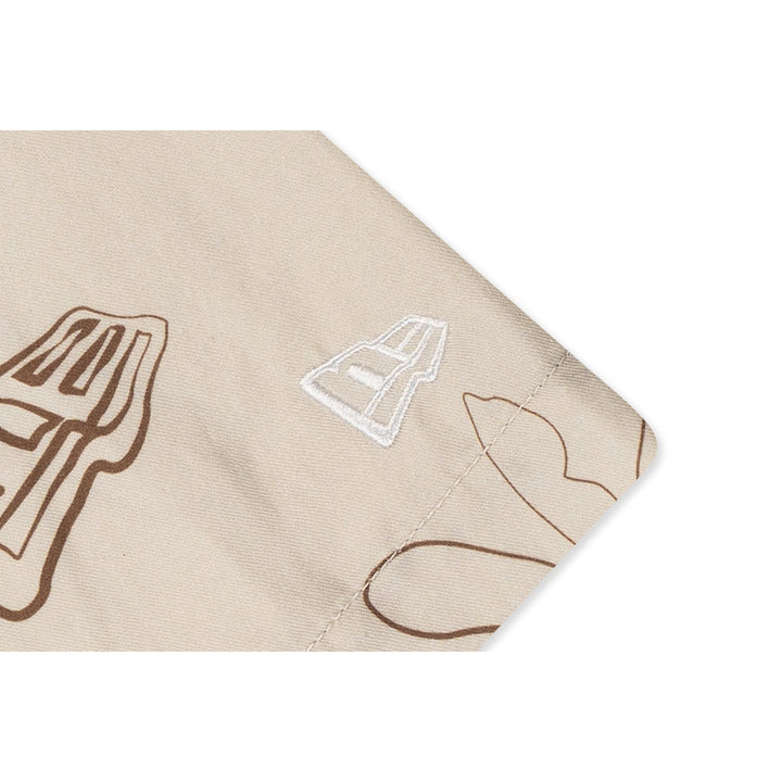 New Era Resort Vintage Stone Woven Shirt