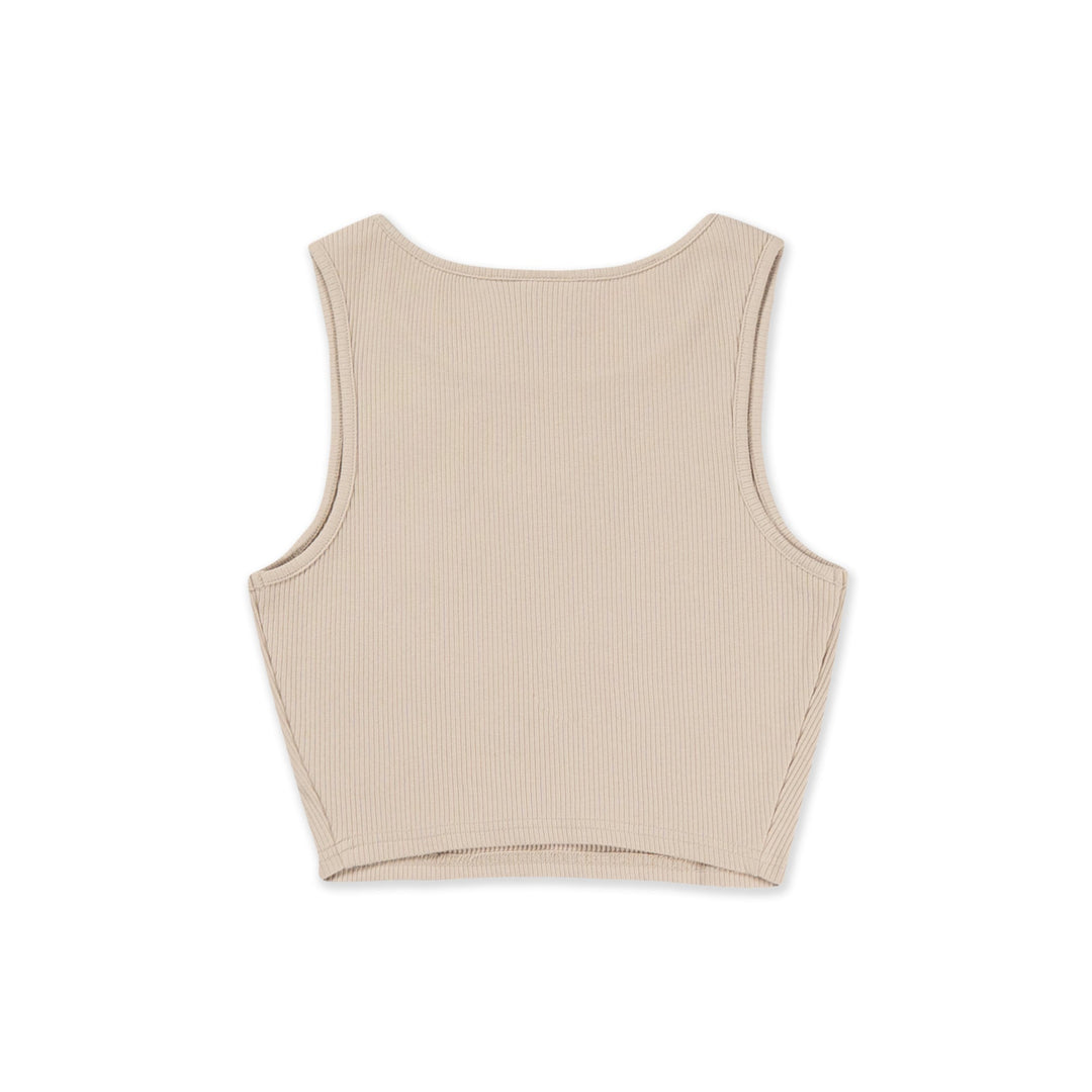 Women New Era Resort Vintage Stone Tank Top