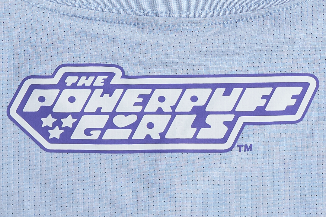 New Era x The Powerpuff Girls Women Blue American Football Crop Jersey