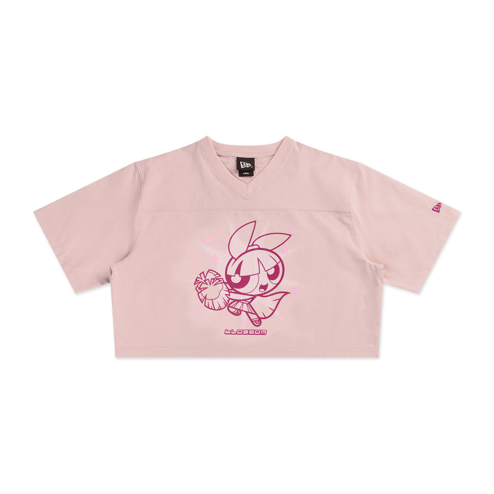 New Era x The Powerpuff Girls Women Pink American Football Crop Jersey