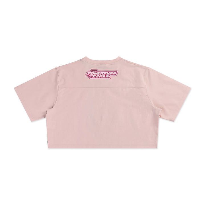 New Era x The Powerpuff Girls Women Pink American Football Crop Jersey