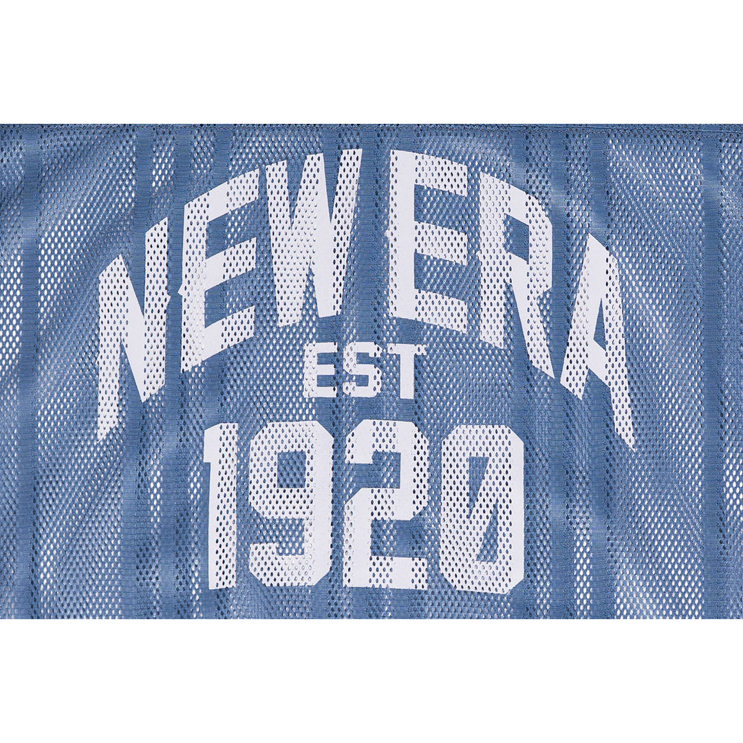 New Era Women 1920 Wordmark Street Archived Oceanside Blue American Football Crop Jersey