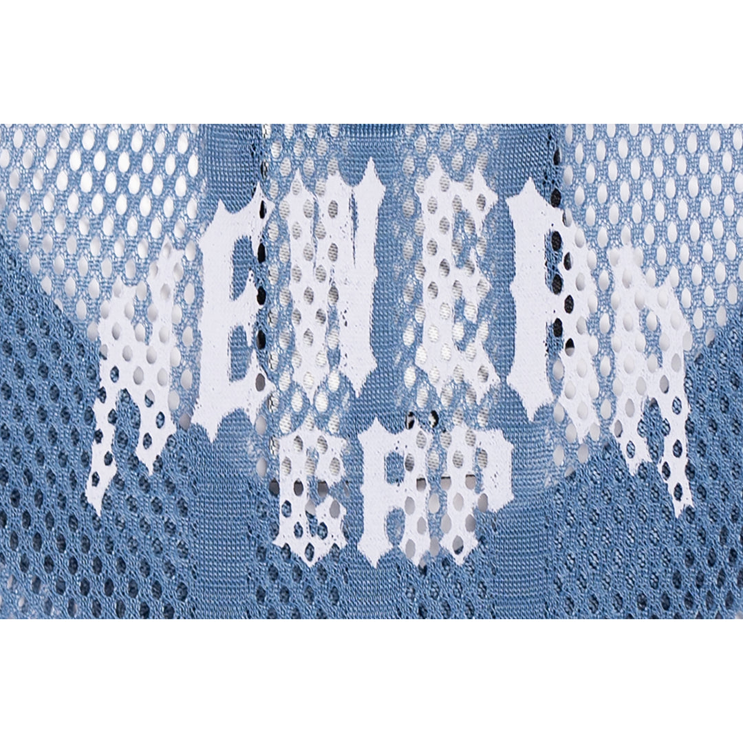 New Era Women 1920 Wordmark Street Archived Oceanside Blue American Football Crop Jersey