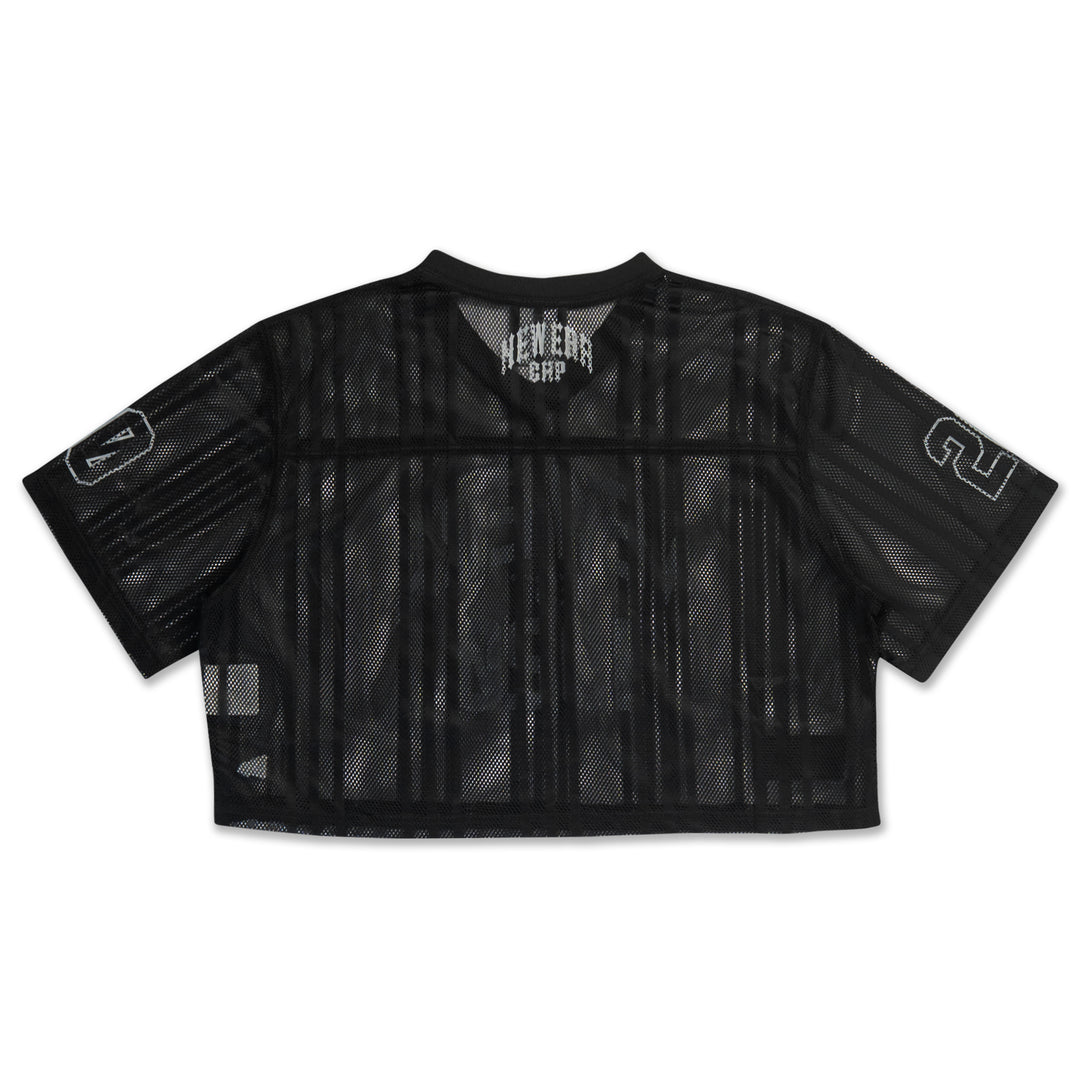 New Era Women 1920 Wordmark Street Archived Black American Football Crop Jersey