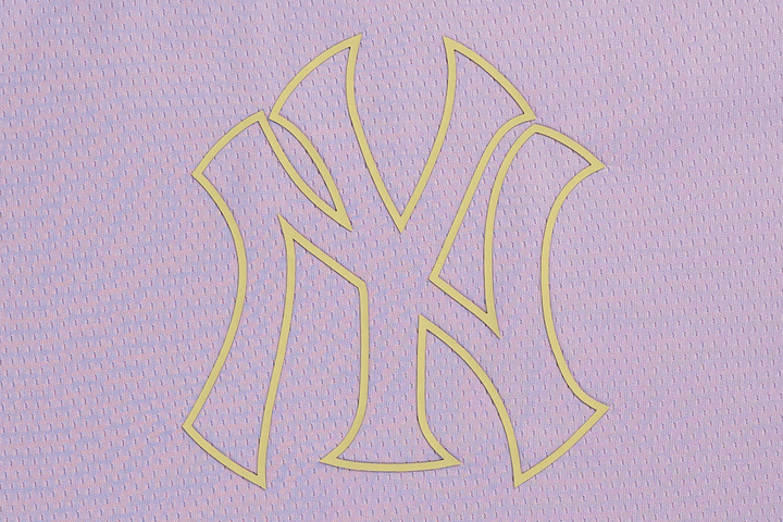 Women New York Yankees Jelly Pastel Lilac Cropped American Football Jersey
