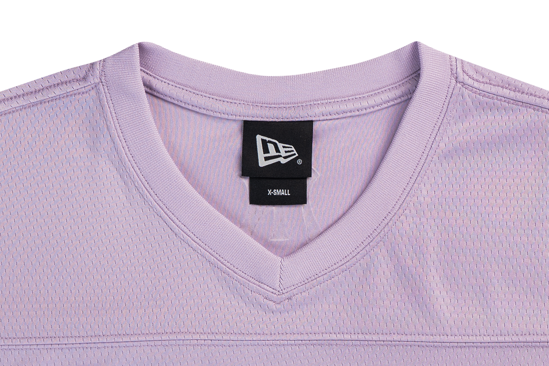 Women New York Yankees Jelly Pastel Lilac Cropped American Football Jersey