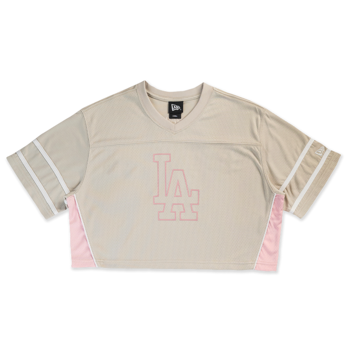 Women Los Angeles Dodgers Jelly Vintage Stone Cropped American Football Jersey
