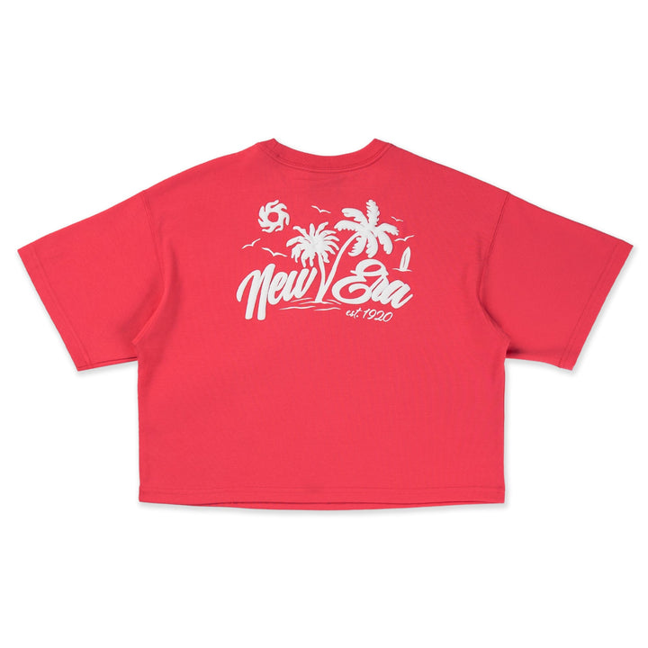 Women New Era Resort Blush Boxy Tee