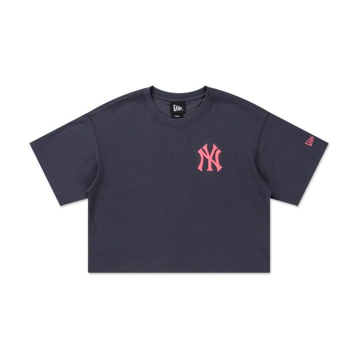 New York Yankees Color Era Graphite Women Boxy Tee