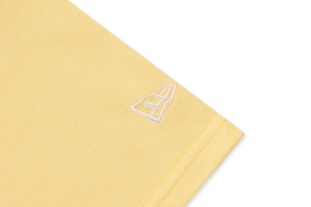 Los Angeles Dodgers Color Era Baby Yellow Women Boxy Tee