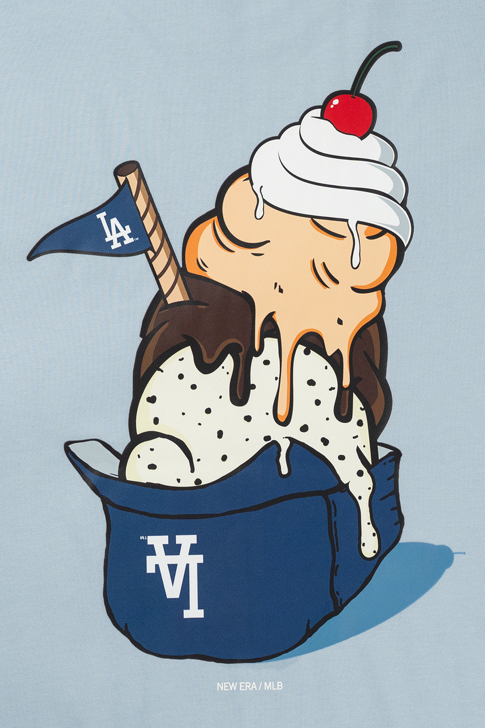 Los Angeles Dodgers Graphic Pack Soft Blue Short Sleeve T-Shirt