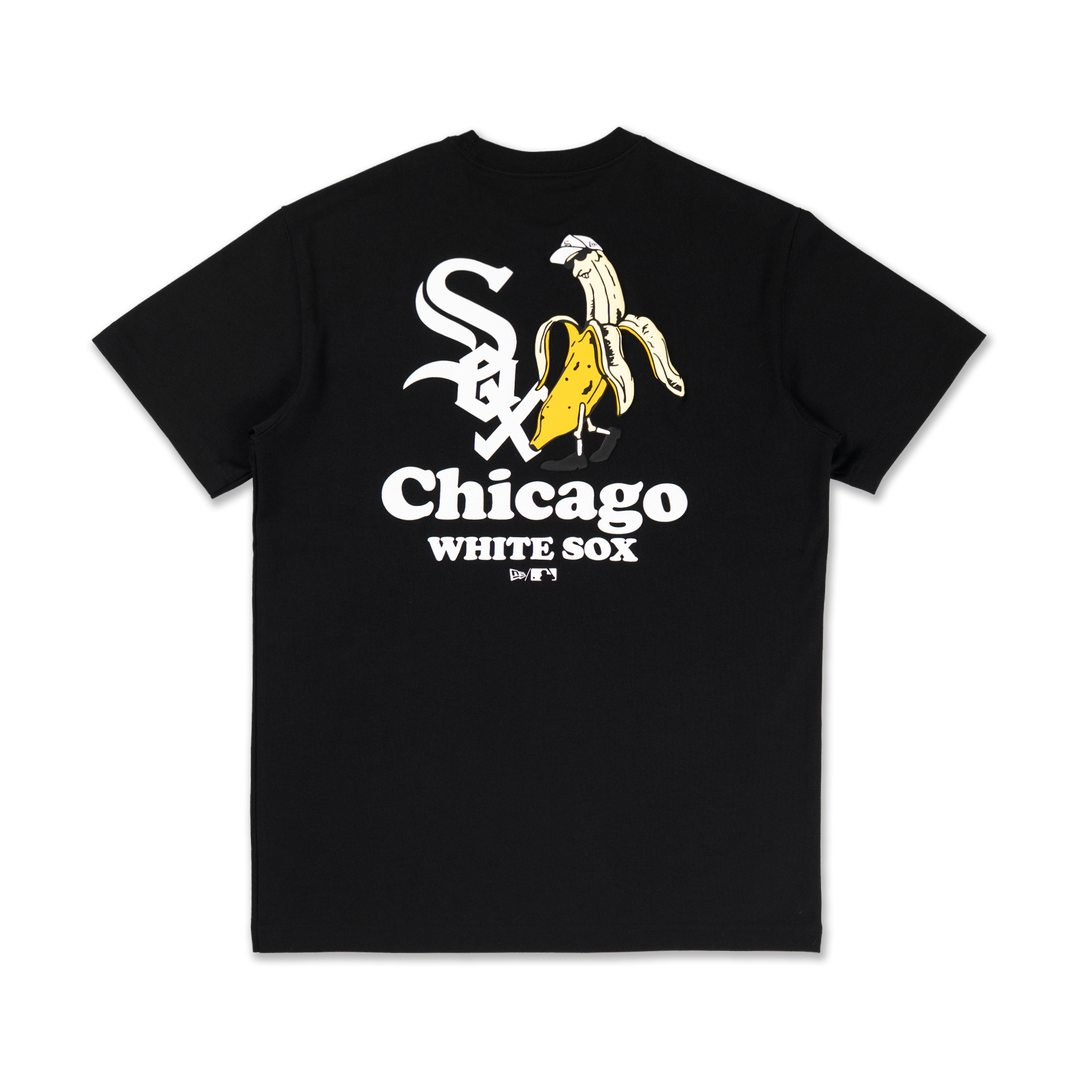Chicago White Sox Banana Graphic Black Short Sleeve T-Shirt