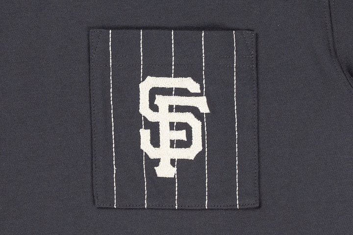 San Francisco Giants Stripes Graphite Short Sleeve T-Shirt