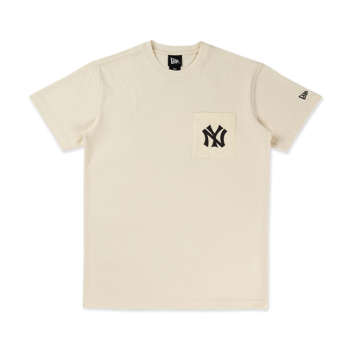 New York Yankees Stripes Chrome White Short Sleeve T-Shirt