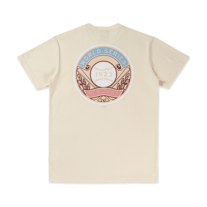 New York Yankees Stripes Chrome White Short Sleeve T-Shirt