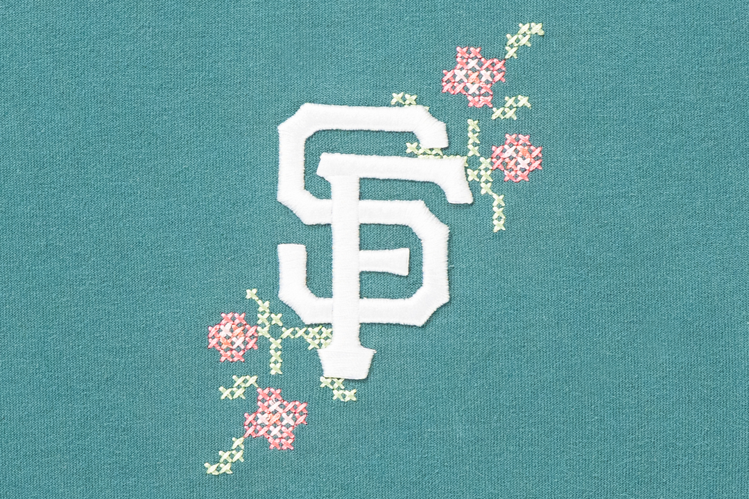 San Francisco Giants Garden Pine Needle Green Short Sleeve T-Shirt