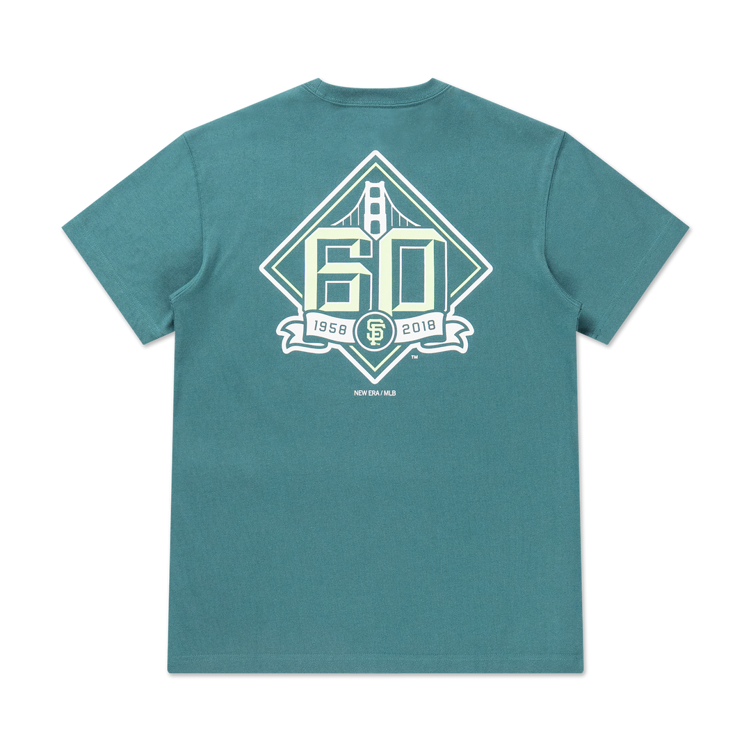 San Francisco Giants Garden Pine Needle Green Short Sleeve T-Shirt