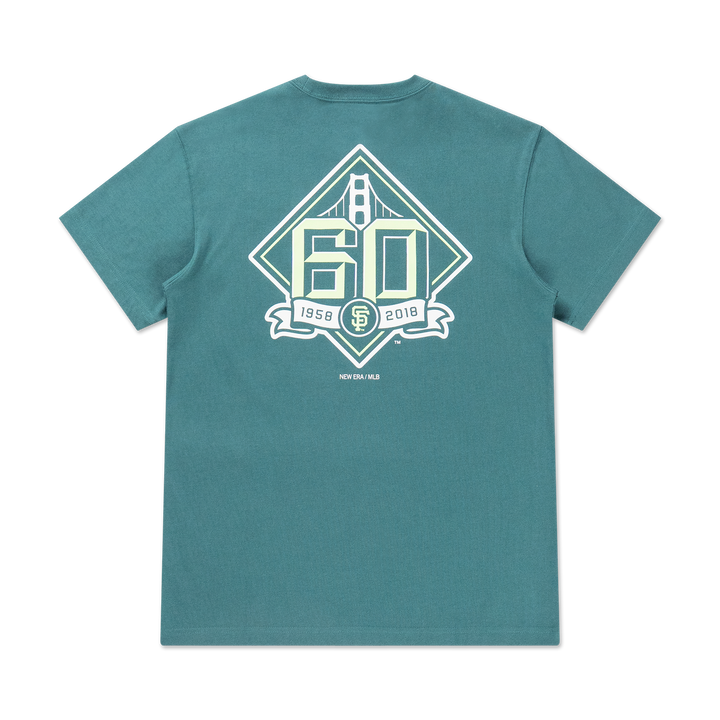San Francisco Giants Garden Pine Needle Green Short Sleeve T-Shirt