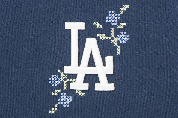 Los Angeles Dodgers Garden Oceanside Blue Short Sleeve T-Shirt