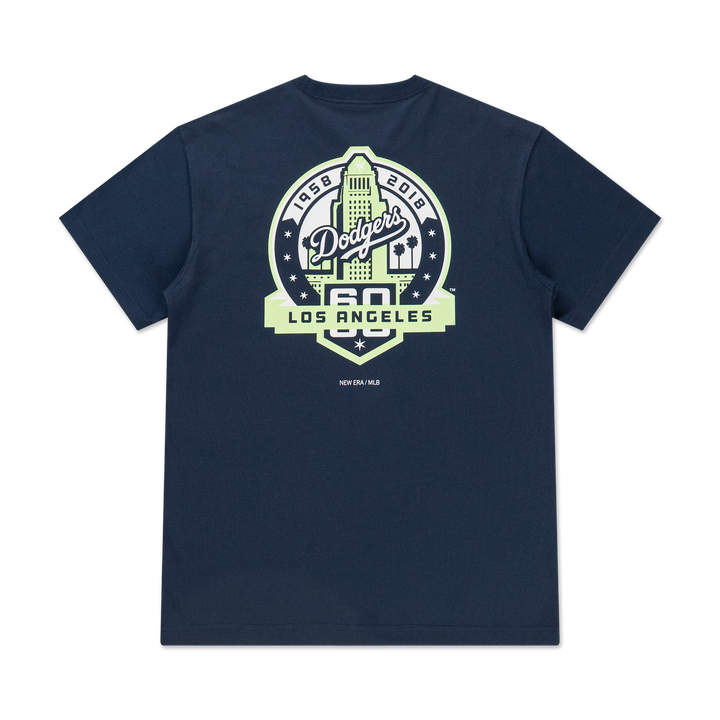 Los Angeles Dodgers Garden Oceanside Blue Short Sleeve T-Shirt