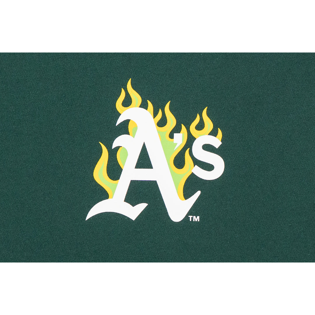 Oakland Athletics Fire Pack Dark Green Short Sleeve T-Shirt
