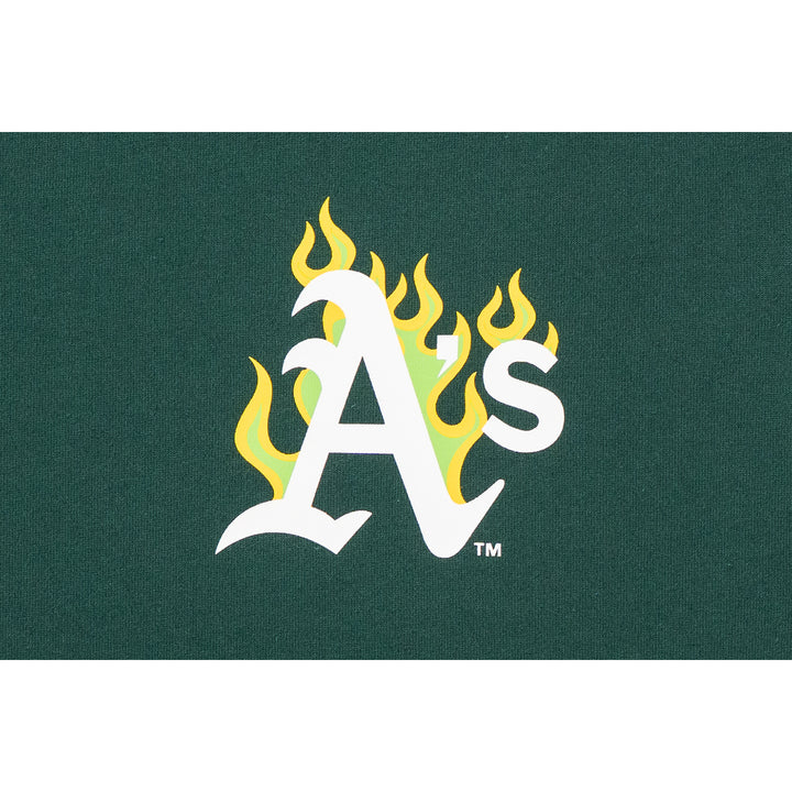 Oakland Athletics Fire Pack Dark Green Short Sleeve T-Shirt