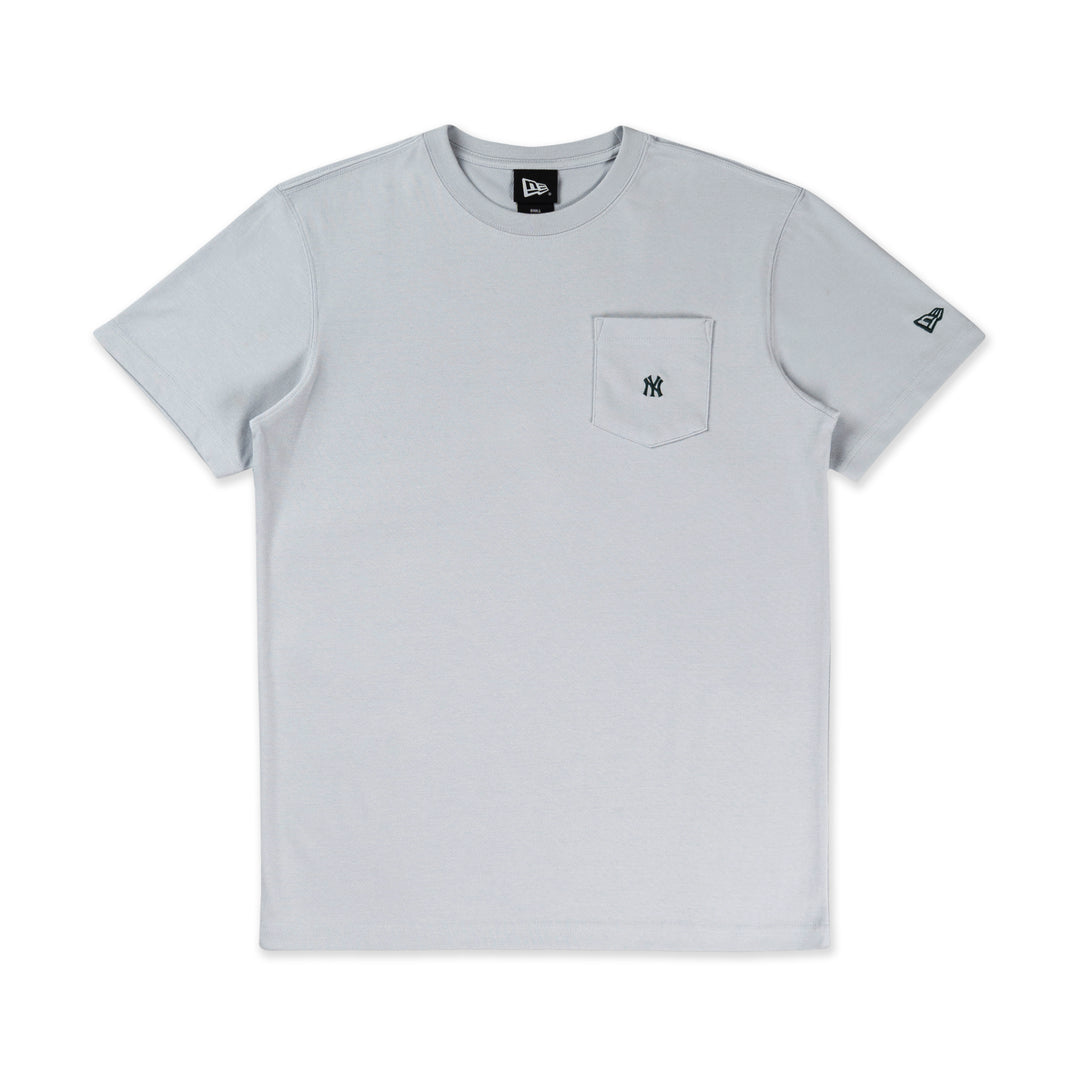 New York Yankees Color Era Silver Snow Short Sleeve Pocket T-Shirt