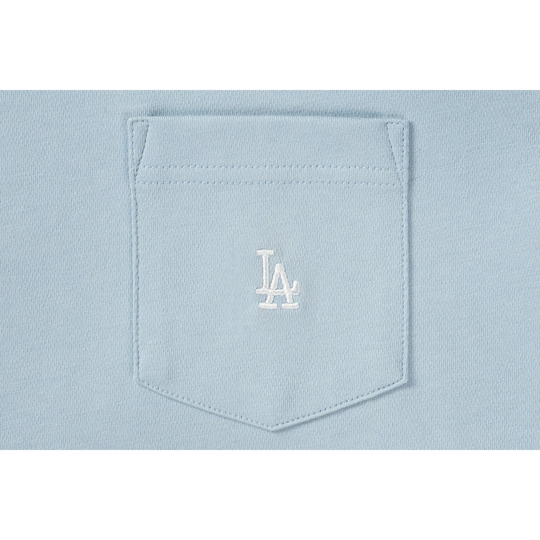 Los Angeles Dodgers Color Era Soft Blue Short Sleeve Pocket T-Shirt