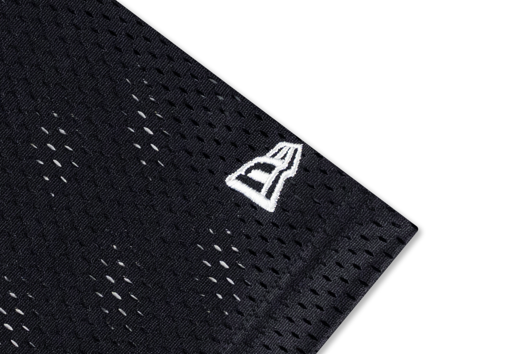 New York Yankees Mix League Cross Panels Black Oversized Short Sleeve T-Shirt