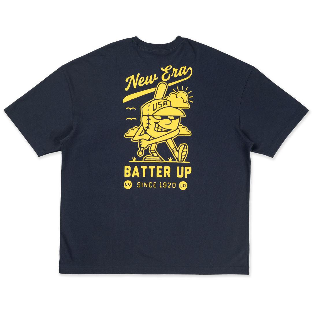 New Era Graphic Pack Navy Oversized Short Sleeve T-Shirt