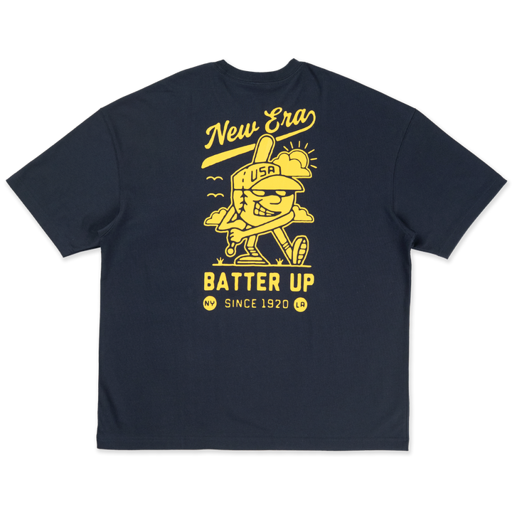New Era Graphic Pack Navy Oversized Short Sleeve T-Shirt