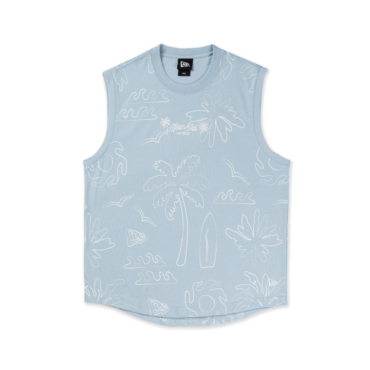 New Era Resort Soft Blue Muscle Tank