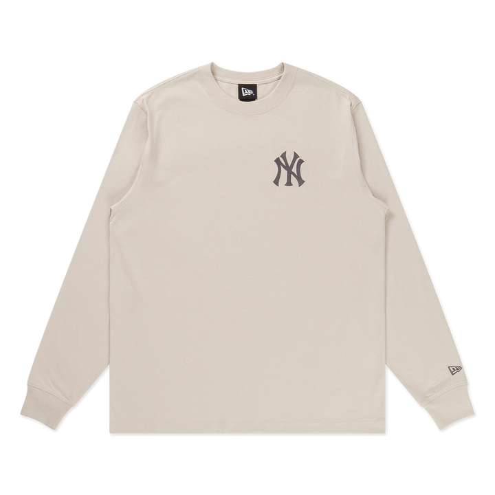 New York Yankees Color Era Vintage Stone Long Sleeve T-Shirt