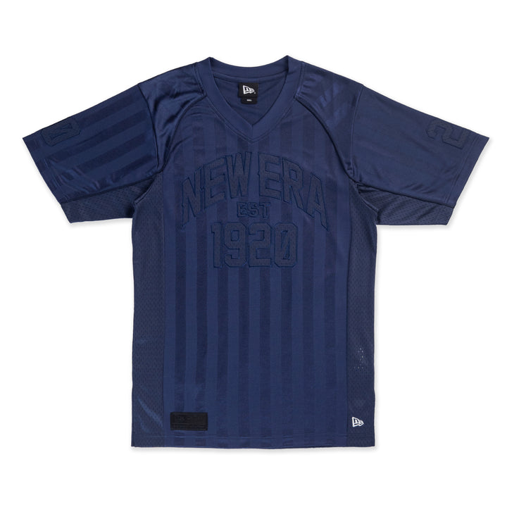 New Era 1920 Wordmark Street Archived Navy Short Sleeve American Football Jersey